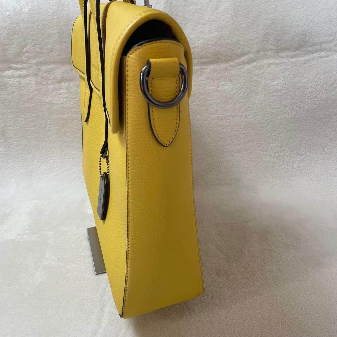 希少色　コーチ サリバン ポートフォリオ ブリーフ ビジネスバッグ　2way