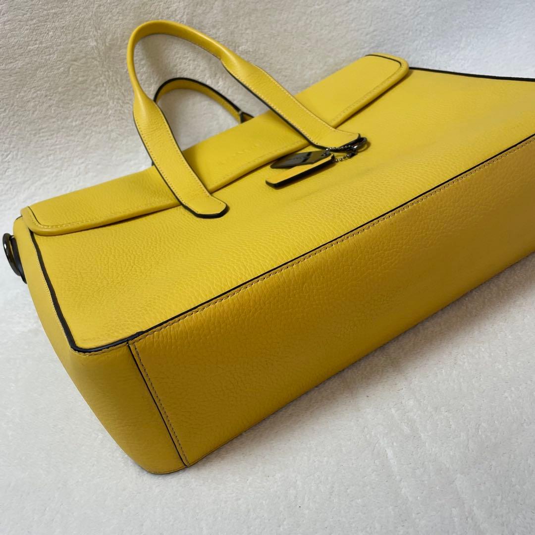 希少色　コーチ サリバン ポートフォリオ ブリーフ ビジネスバッグ　2way