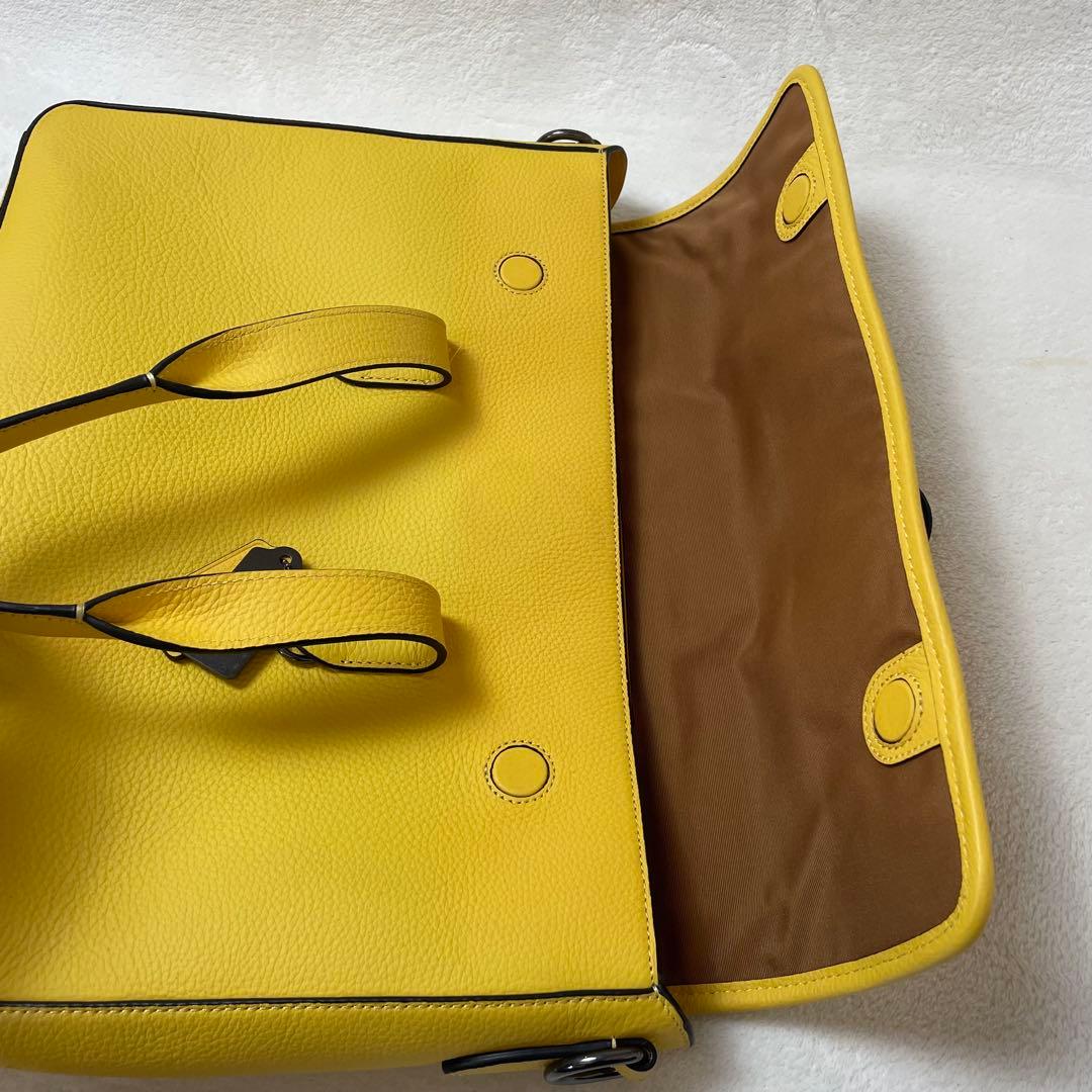 希少色　コーチ サリバン ポートフォリオ ブリーフ ビジネスバッグ　2way