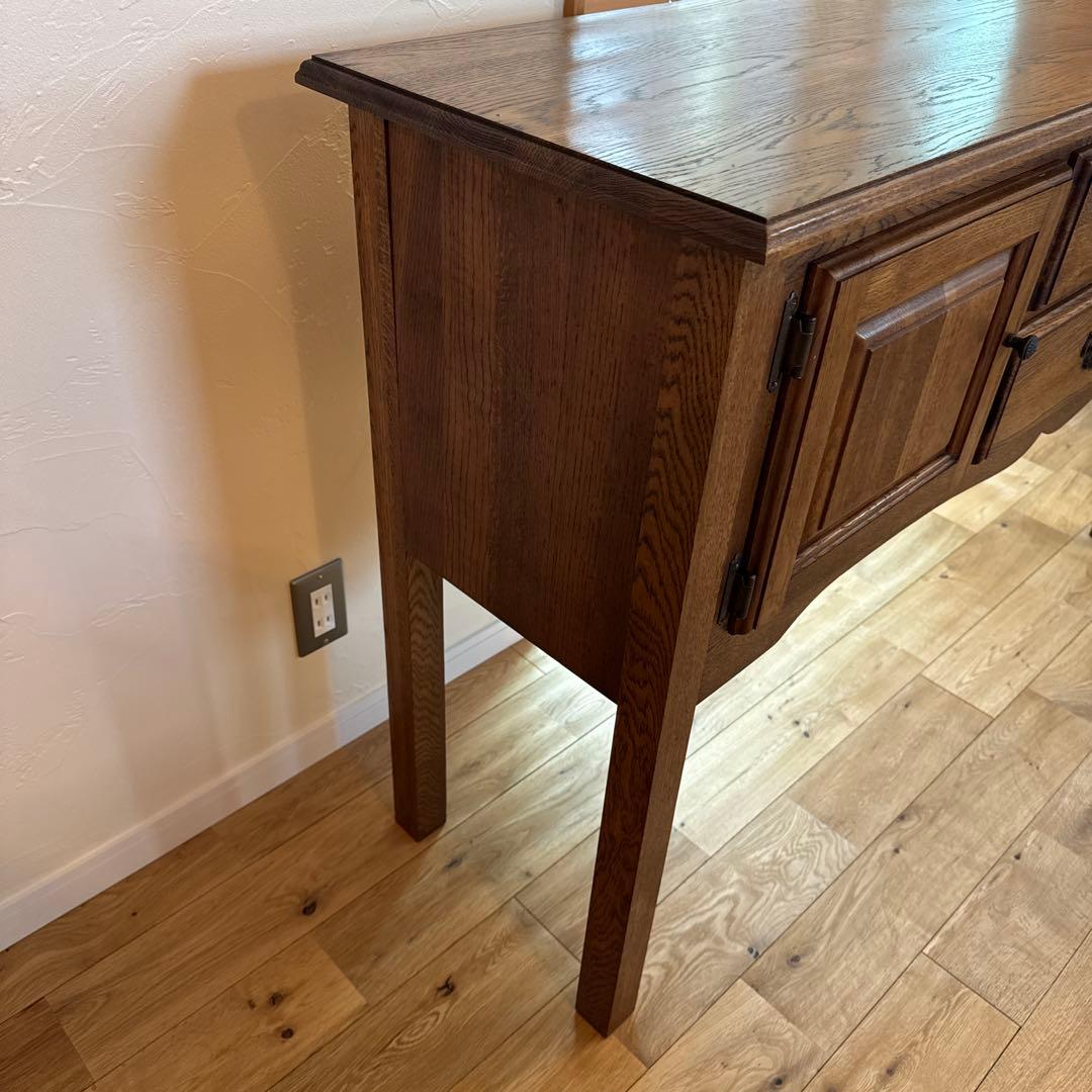 美品 アメリカ製 サイドボード オーク材 アンティーク ヴィンテージ