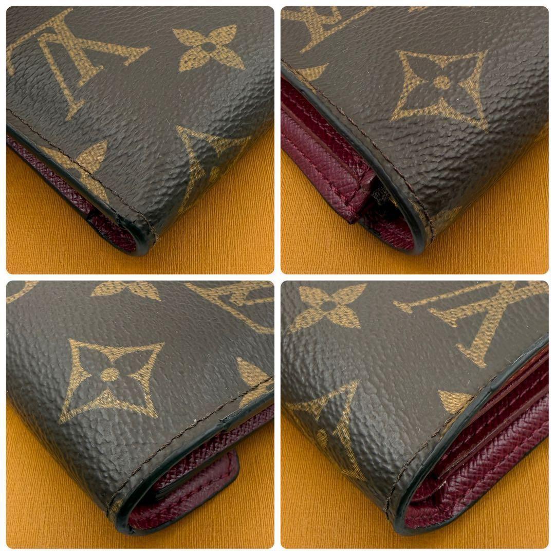 【Mさと様】ルイヴィトン モノグラム ヴィクトリーヌ フューシャ財布 ＃244