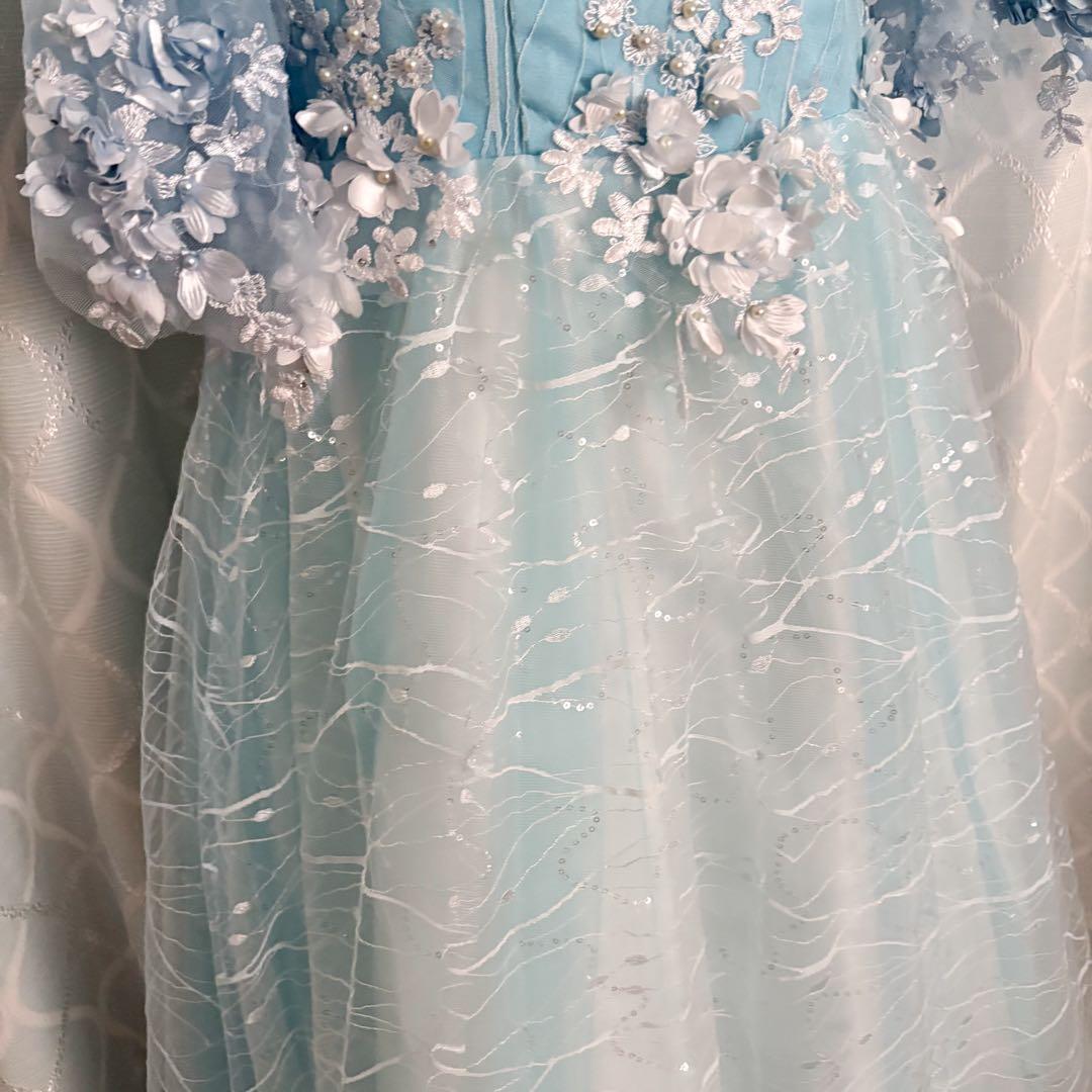 【新品未使用】カラオケ 演奏会 発表会 水色ドレス