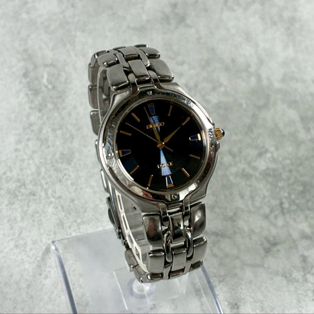 SEIKO セイコー 腕時計 ドルチェ Dolce 青 文字盤 ステンレス
