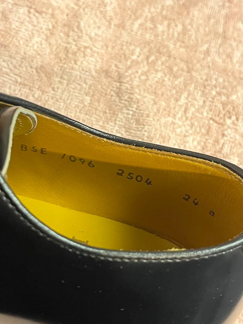 【未使用】REGAL 革靴　レザーシューズ　プレーントゥ　ブラック　24.0cm