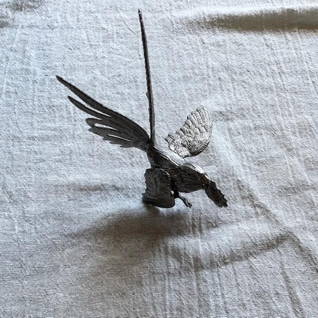 VINTAGE アンティーク フランス ニワトリ 置物 オブジェ アンティーク