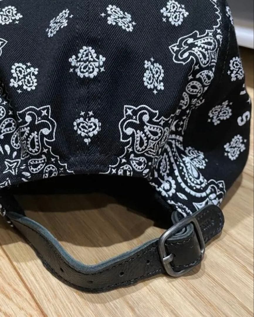 Supreme Bandana Camp Cap ブラック
