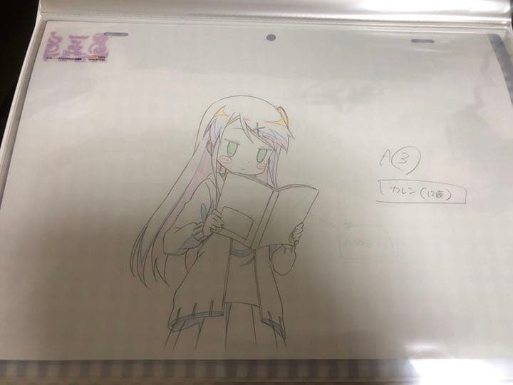 きんいろモザイク 生原画 九条カレン