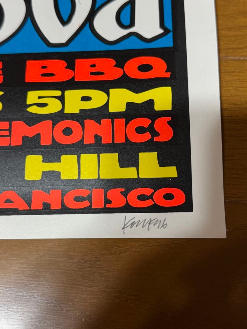 Kozik 1996⭐︎Clarke Nova シルクスクリーンポスター - メルカリ