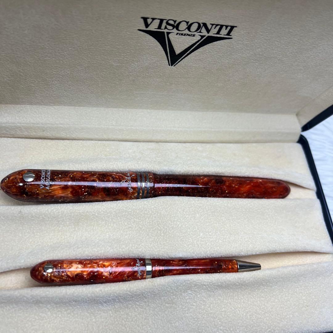 世界500本限定✨VISCONTI 万年筆とボールペン セット you&me