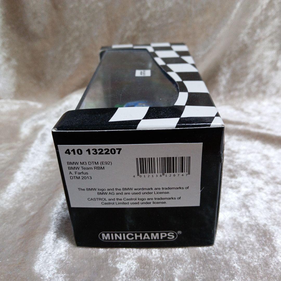 早いもの勝ち　BMW M3 DTM ミニカー MINICHAMPS 限定1／43