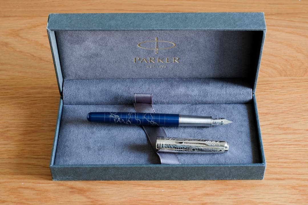 BENU万年筆 ミルキーウェイ 細字 オリジナルガラスペン MILKYWAY