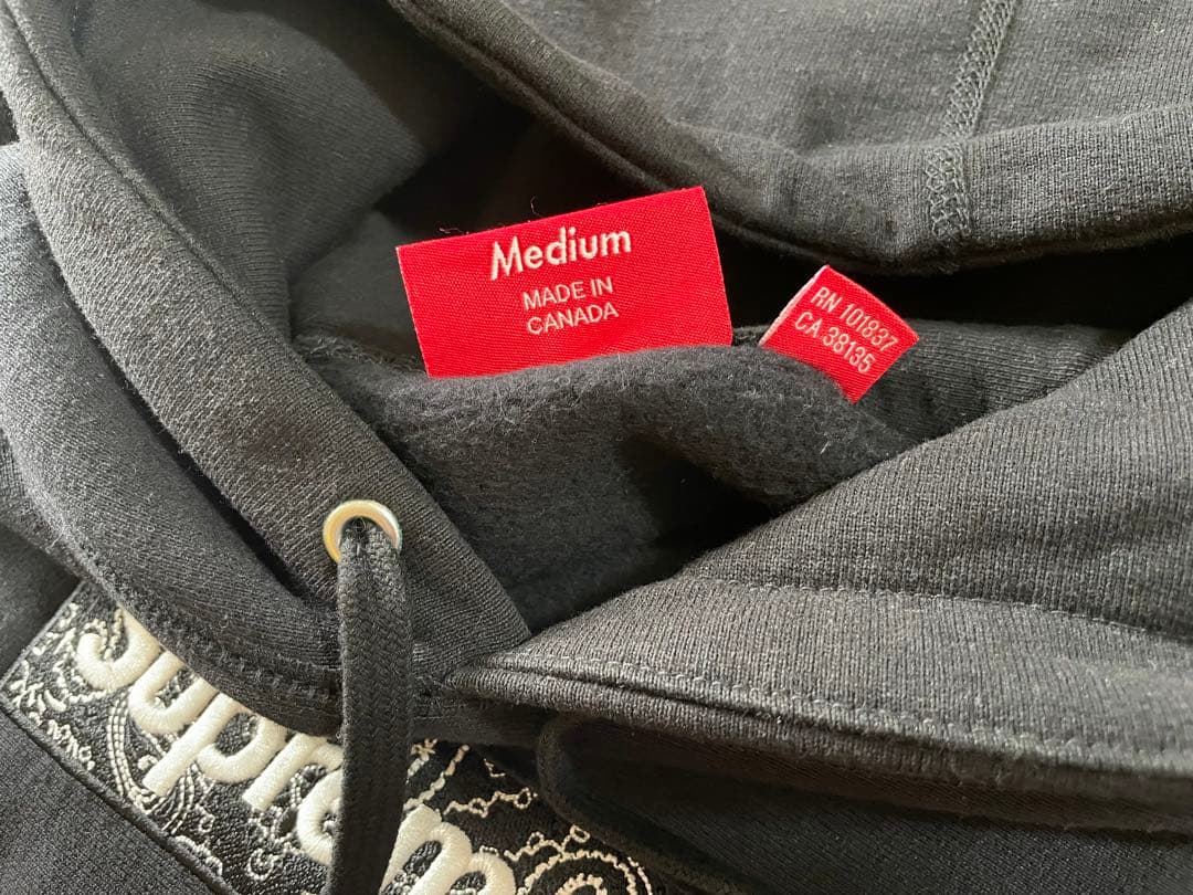 専用19FW Supreme Bandana Box Logo Hooded M