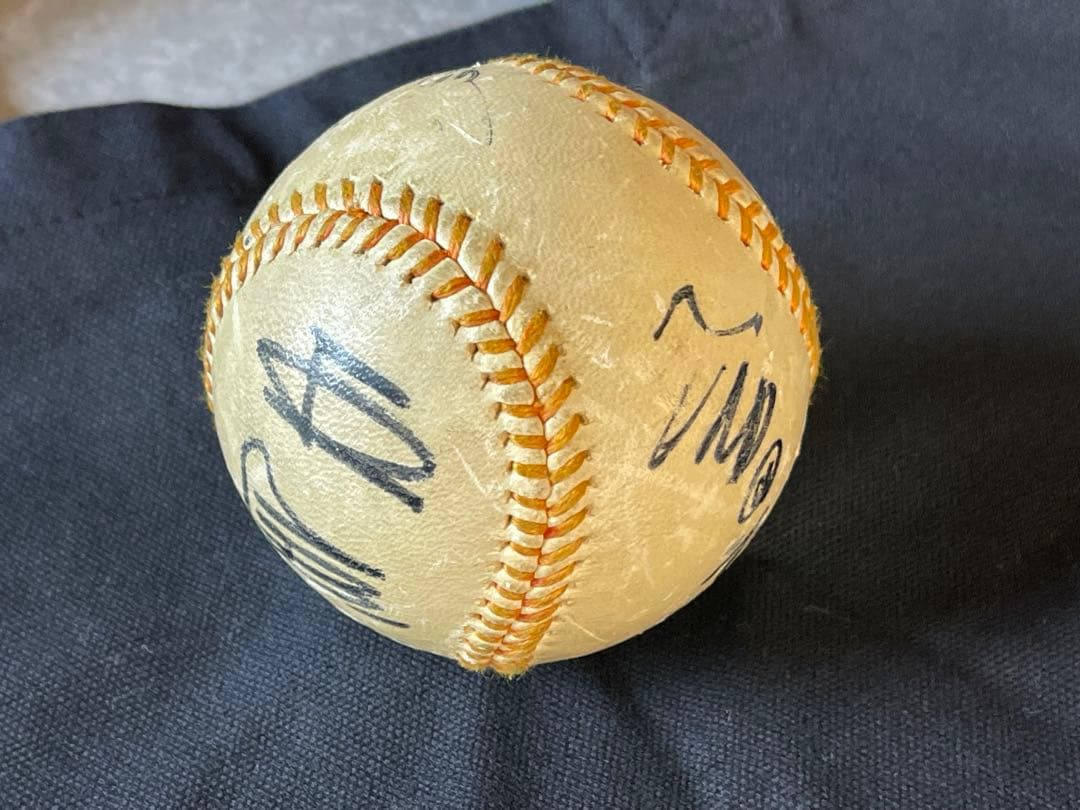 王貞治、長嶋茂雄、高田繁、柴田勲 直筆サインボール 王貞治、長嶋茂雄