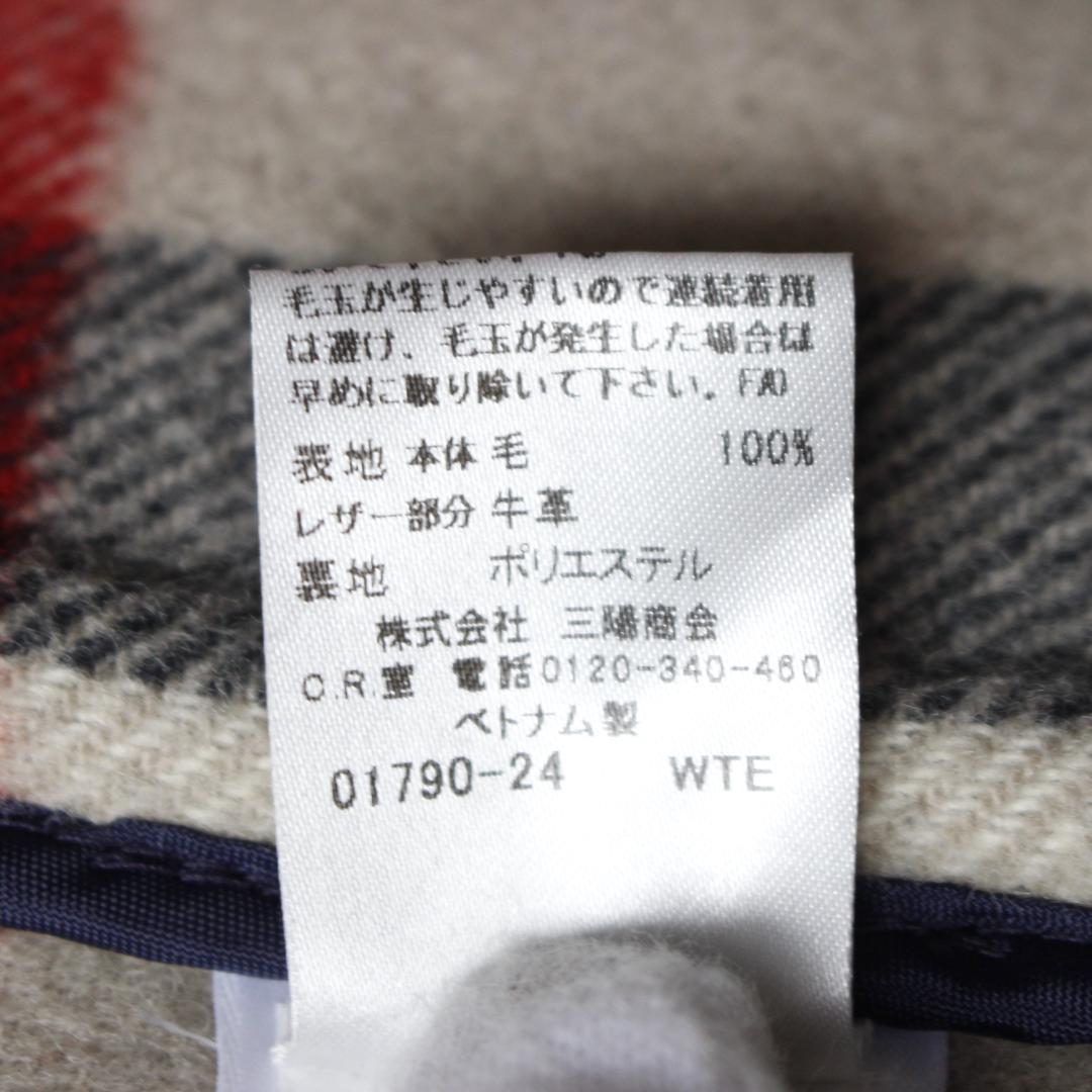 バーバリーチルドレン ダッフルコート 14Y ノバチェック フード