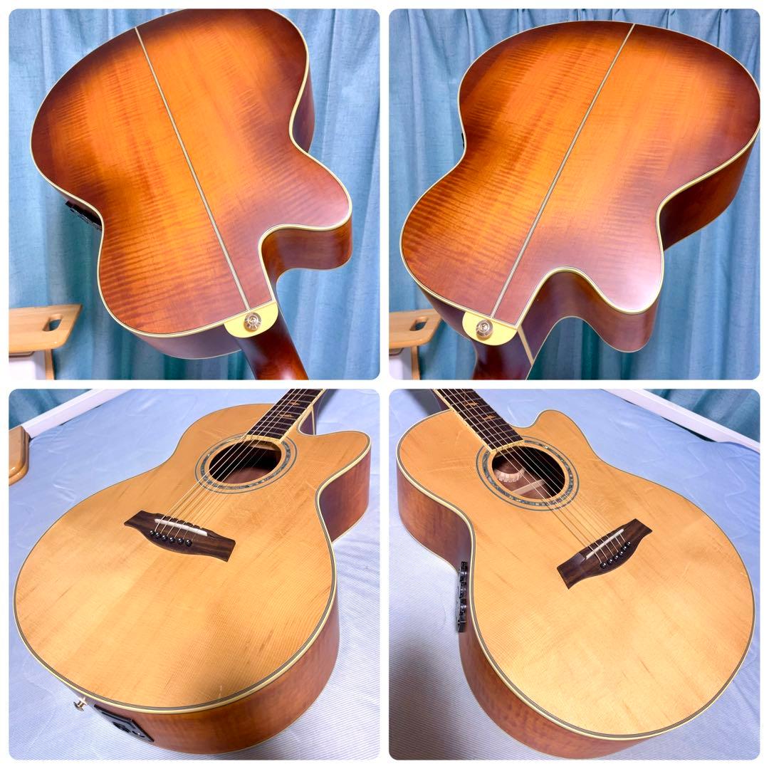 牛骨☆エレアコ】Ibanez☆アイバニーズ【弾き易く調整☆新品の弦