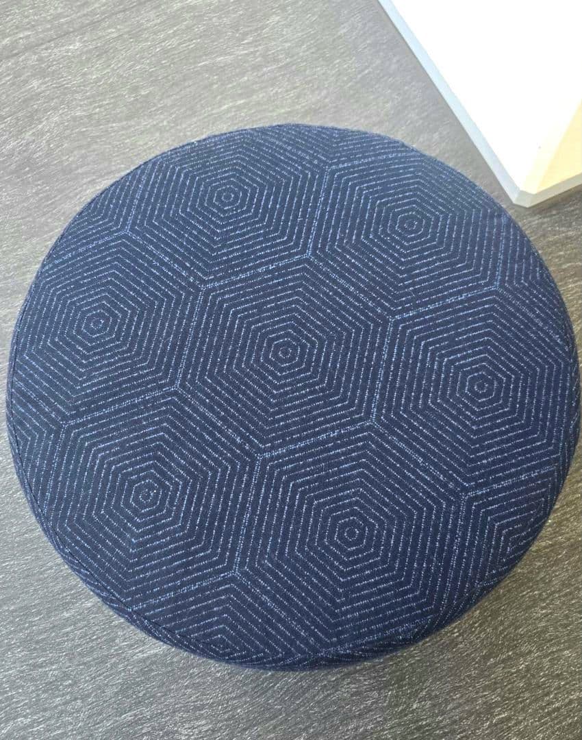 希少　スペインブランド　 POINT　別注ファブリックスラウンドツール　円形