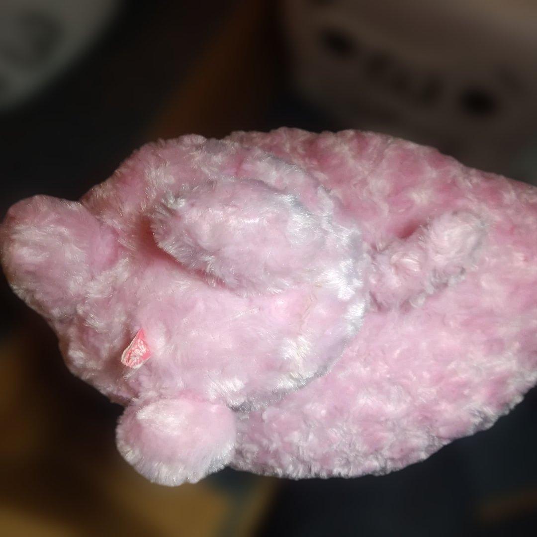 stussyさん専用【美品】メガBIG ぬいぐるみかおもじん ピンクのうさぎ