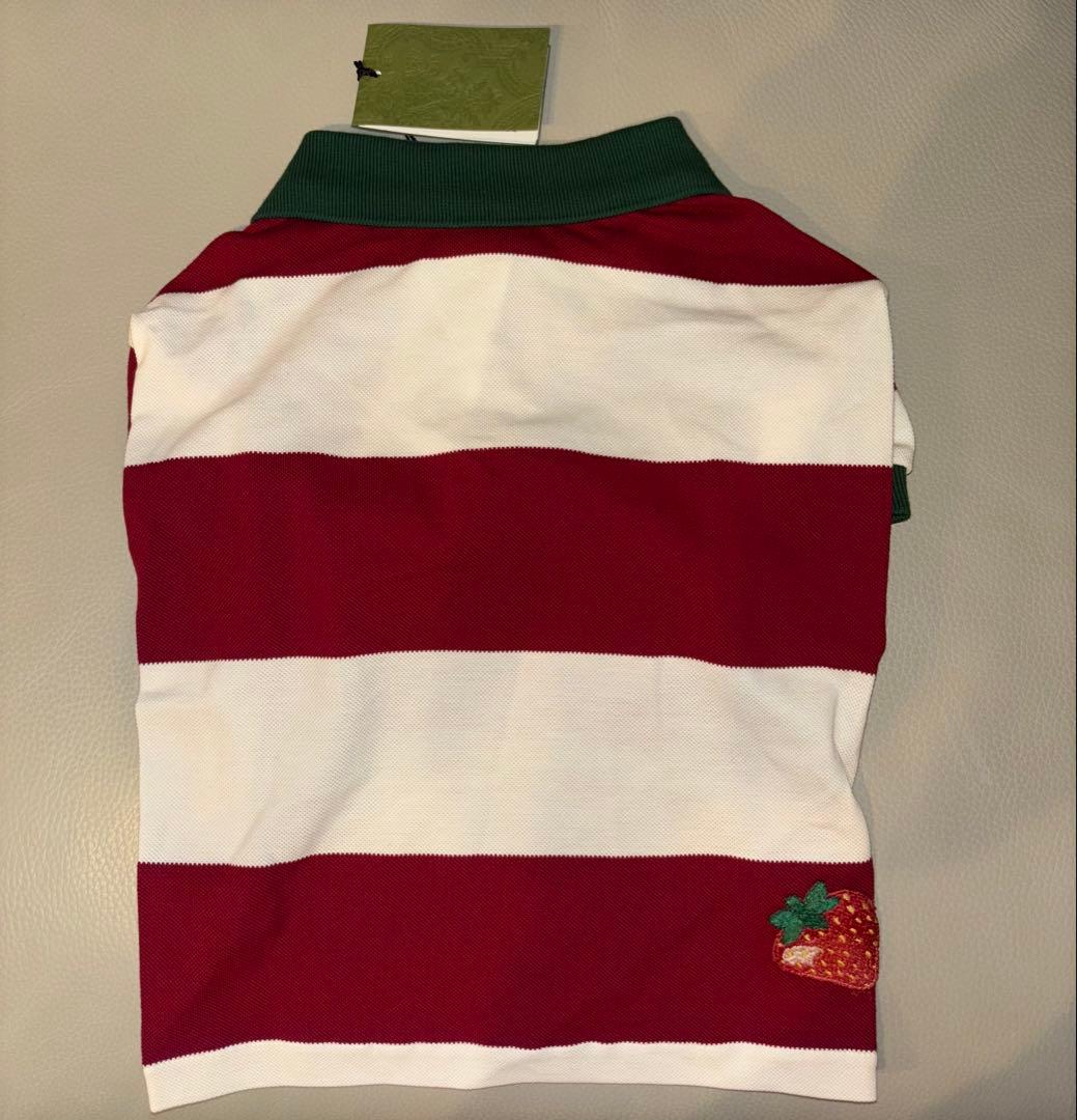 GUCCI グッチ ドッグウェア Mサイズ ボーダー いちご ストロベリー 新品
