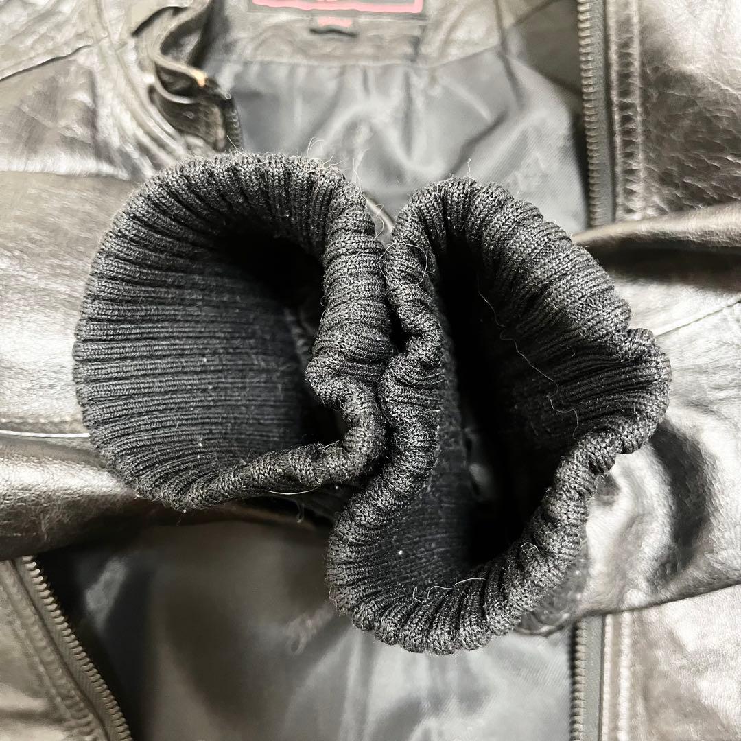 THEE HYSTERIC XXX 野口強 コラボ レザージャケット 山羊革 黒