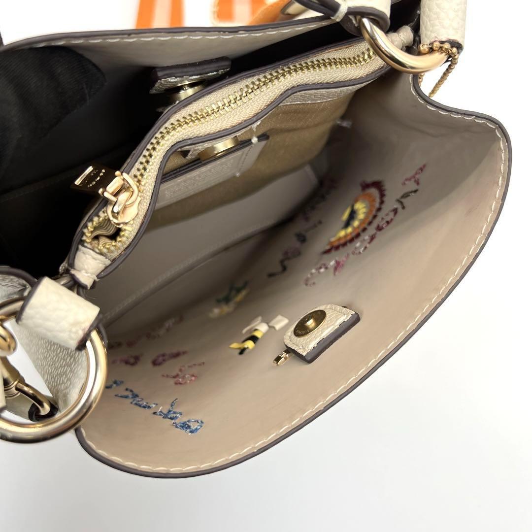 超美品 コーチ スモールタウン バケットバッグ ハンドバッグ ショルダーバッグ