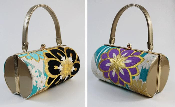 kon(๑╹ω╹๑ )kon　振袖用ゾーリバッグ　帯地　かかと高振袖　新品