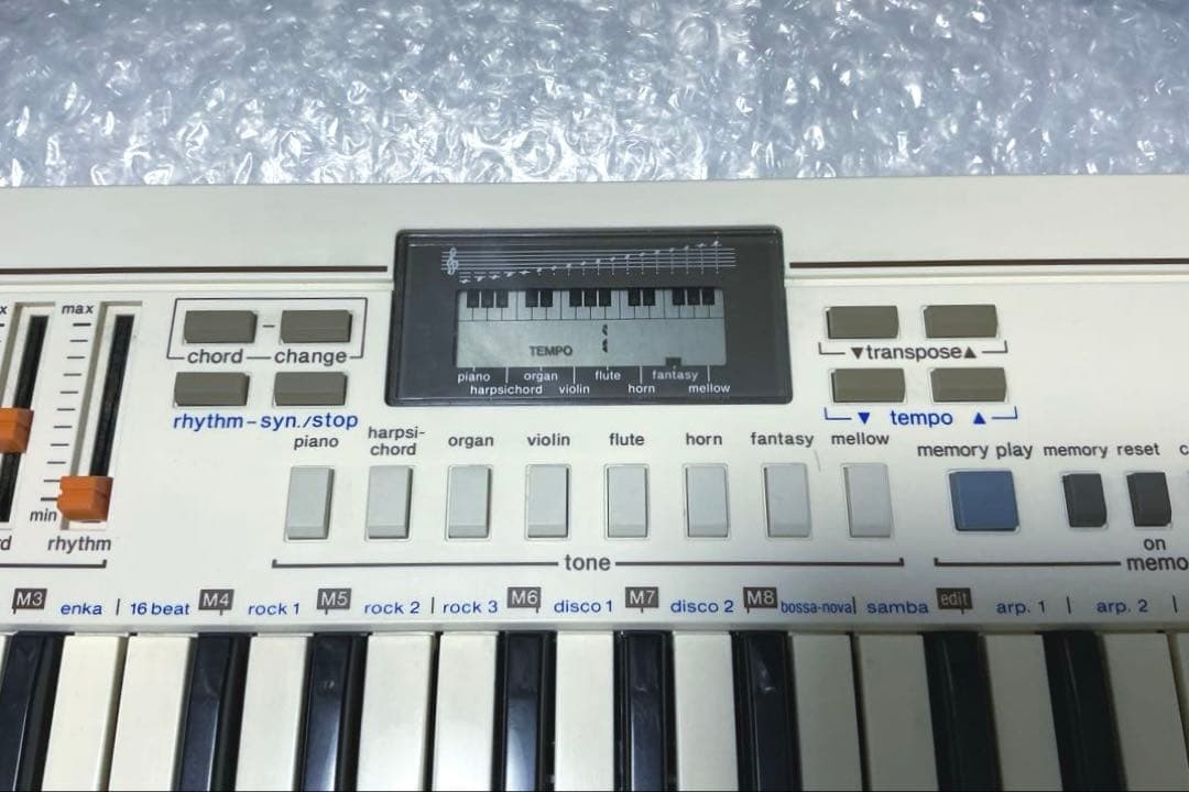 Casio PT-30☆セミアナログ式シンセサイザー☆1983年☆昭和レトロ☆