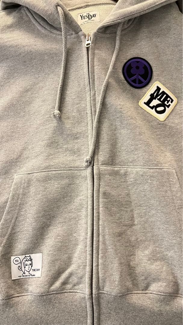 Petals　マウスラビット　パーカー　グレー　イェソン　韓国