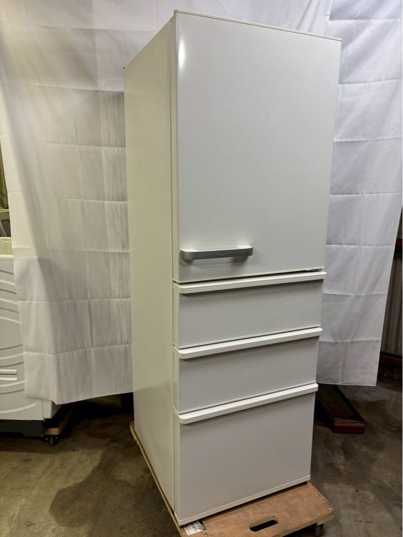 AQUA 4ドア冷蔵庫 AQR-36G(W) 2018年製 355L 右開き