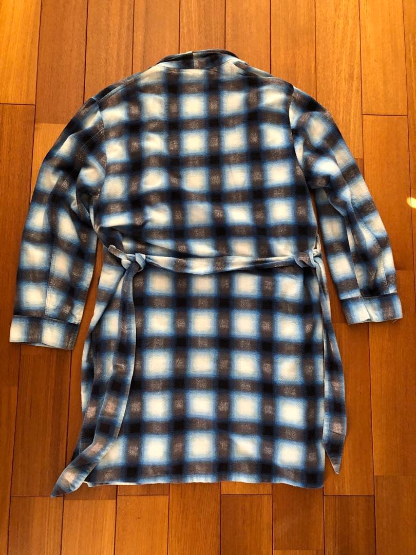 60s〜70s vintage 好配色オンブレ！！プリントネルガウン⭐︎