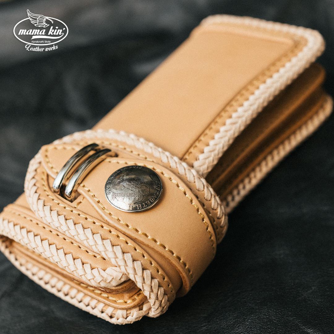 栃木レザー/バイカーズウォレット/ライダースウォレット/レザーウォレット