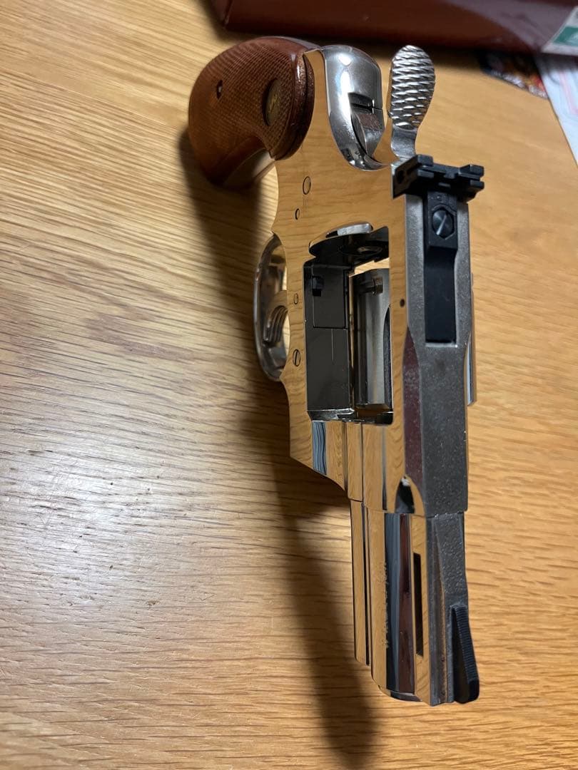 コルト パイソン 2.5インチ Rモデル ガスガン ニッケルフィニッシュ