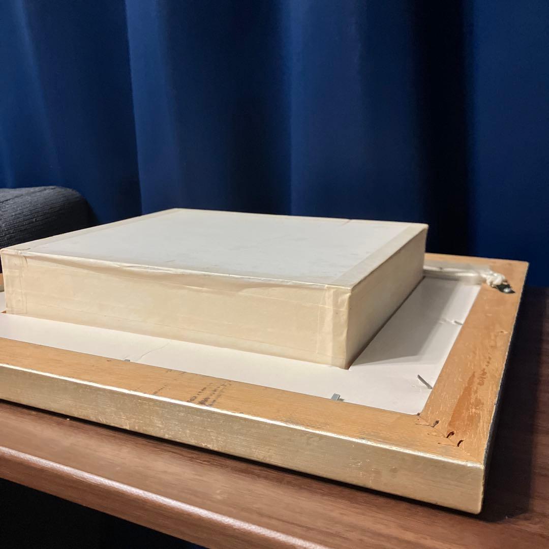 値下げ】シャドーボックス完成品 kim Jacobs 額付き カフェ風景 - メルカリ