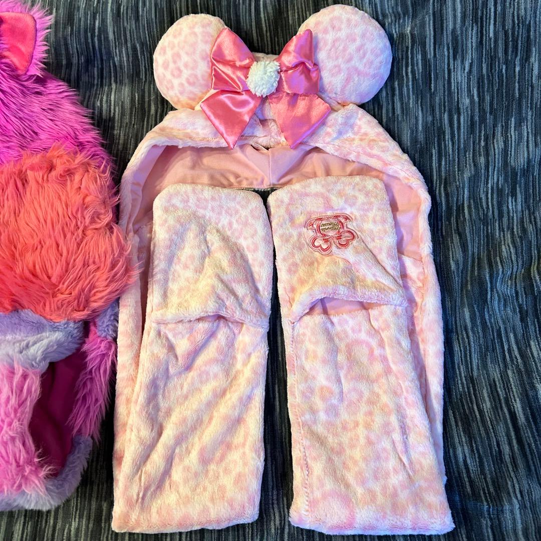 ディズニー マフラーキャップ チェシャ猫&ミニー（レア）セット売り