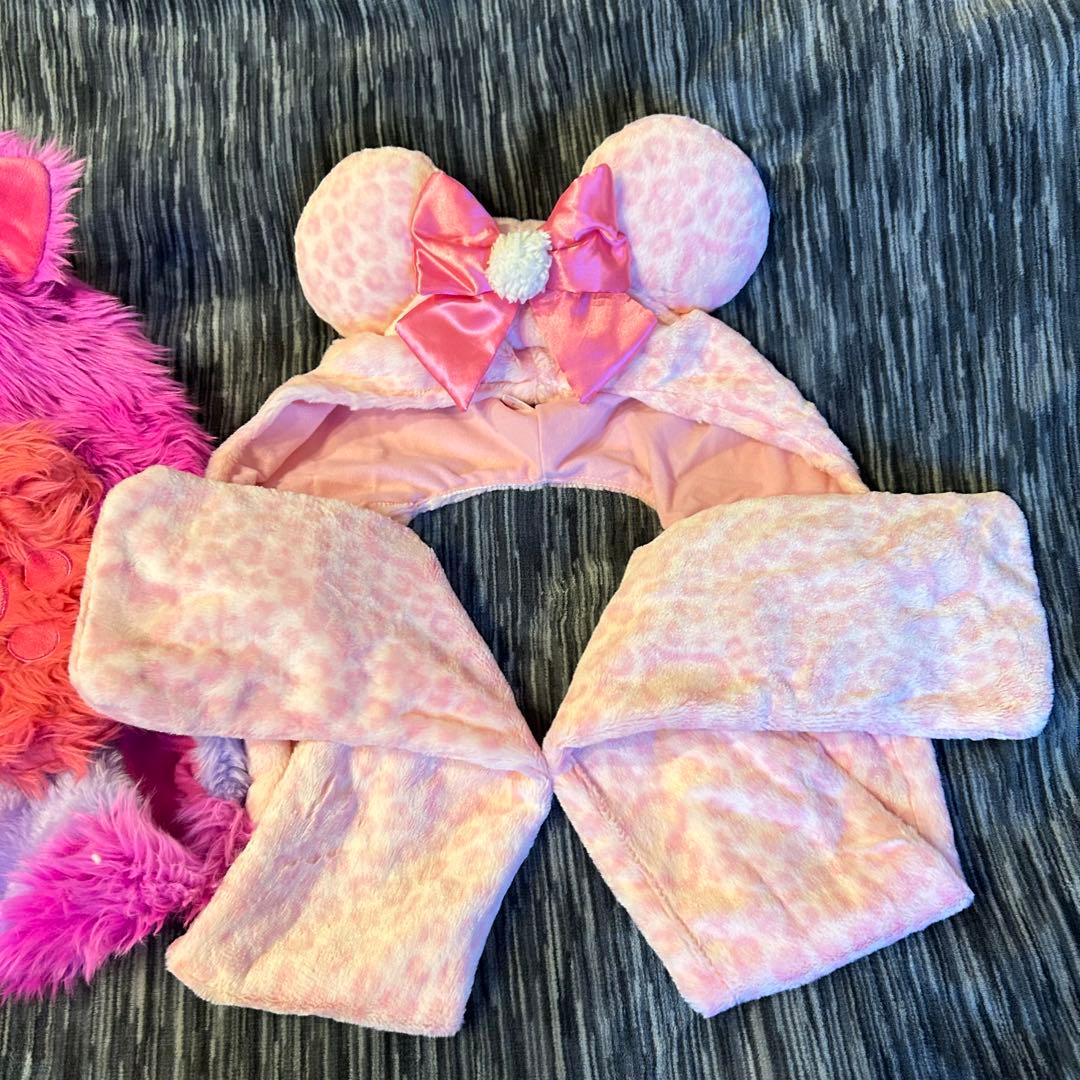 ディズニー マフラーキャップ チェシャ猫&ミニー（レア）セット売り