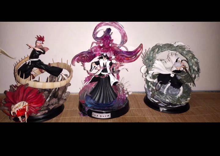 BLEACH 黒衣少年図 朽木白哉 ガレージキット ガレキ スタチュー