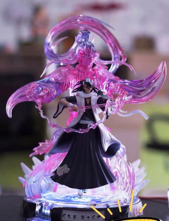 BLEACH 黒衣少年図 朽木白哉 ガレージキット ガレキ スタチュー