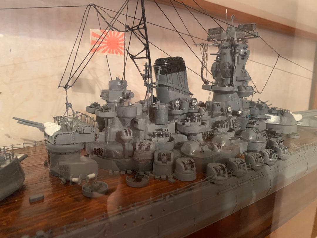1/250 戦艦大和 組み立て模型完成品(ディアゴスティーニ) 120cm