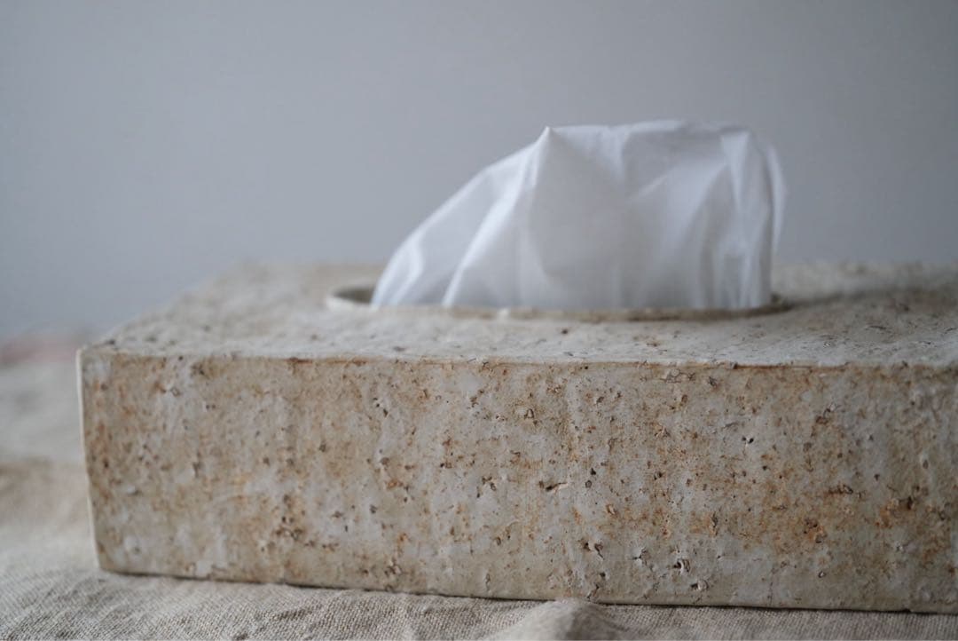 内田鋼一 陶器 ティッシュボックス