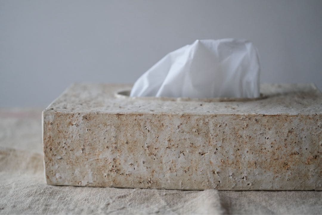 内田鋼一 陶器 ティッシュボックス