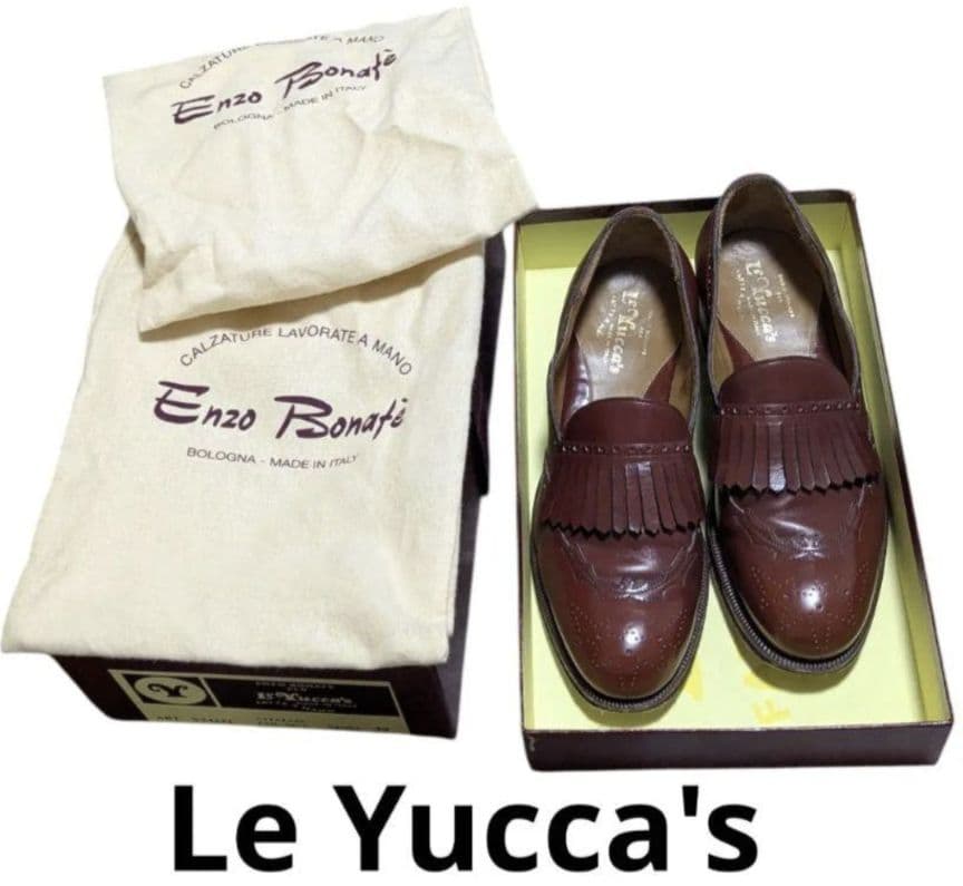 レユッカス エンツォボナフェ タッセルローファー キルト　サイズ39