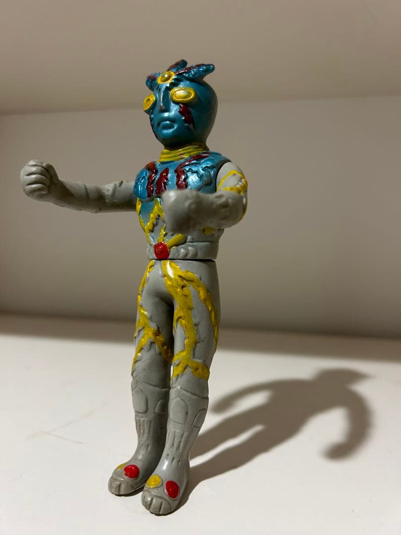 激レアカラー】70年代 当時物 イナズマン ソフビ 無版権