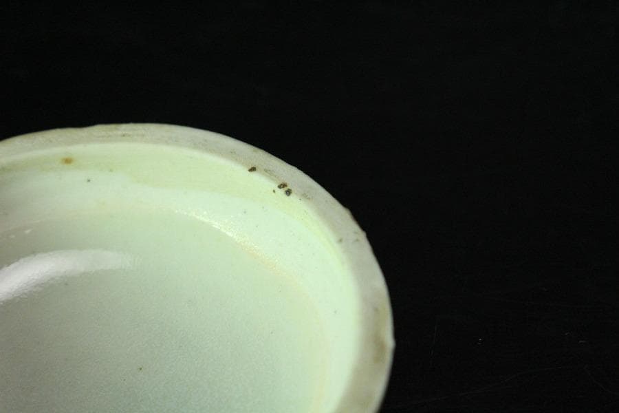 中国美術 唐物 青白磁 香合 茶道具伝来(K-YC378)