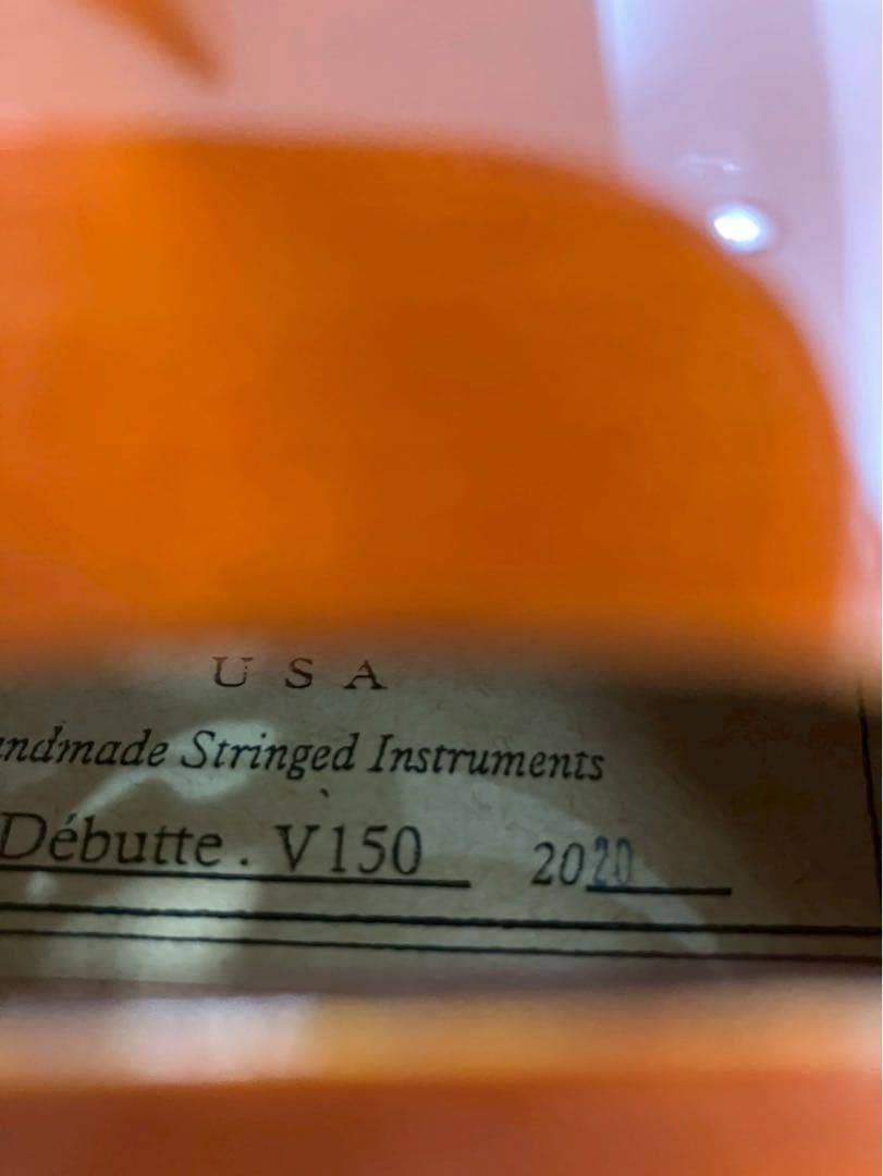 《極美品》 GCV V150 4/4 バイオリン 2020年製 初心者 肩当て付