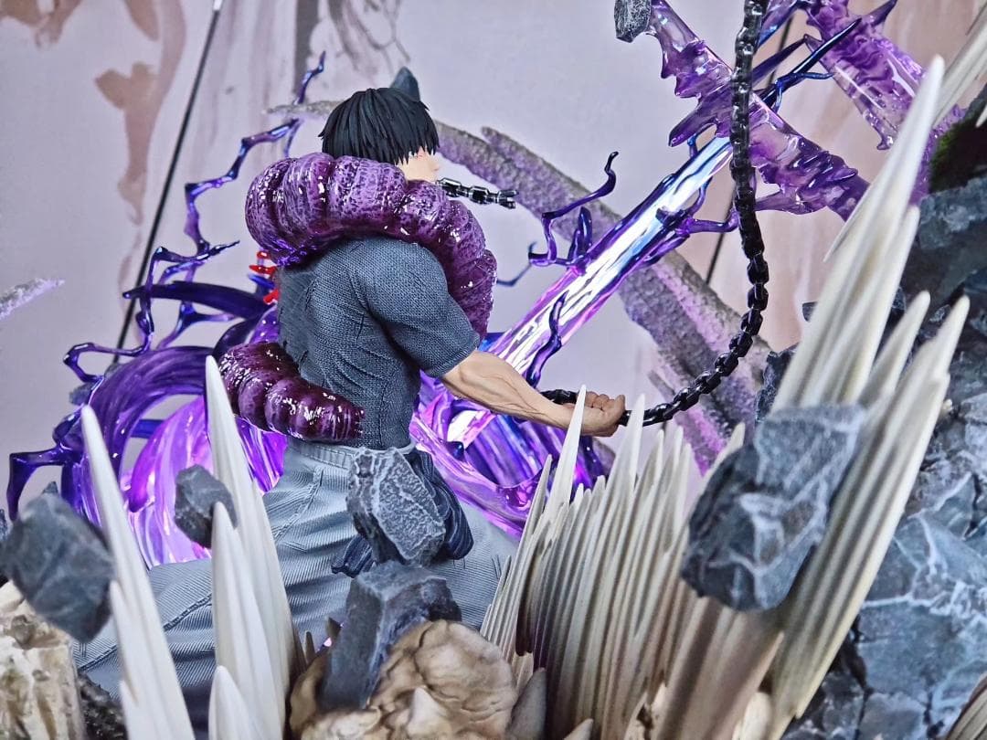 呪術廻戦 ごじょう さとるvsふしぐろ じんじ 1/6 樹脂 彫刻 フィギュア