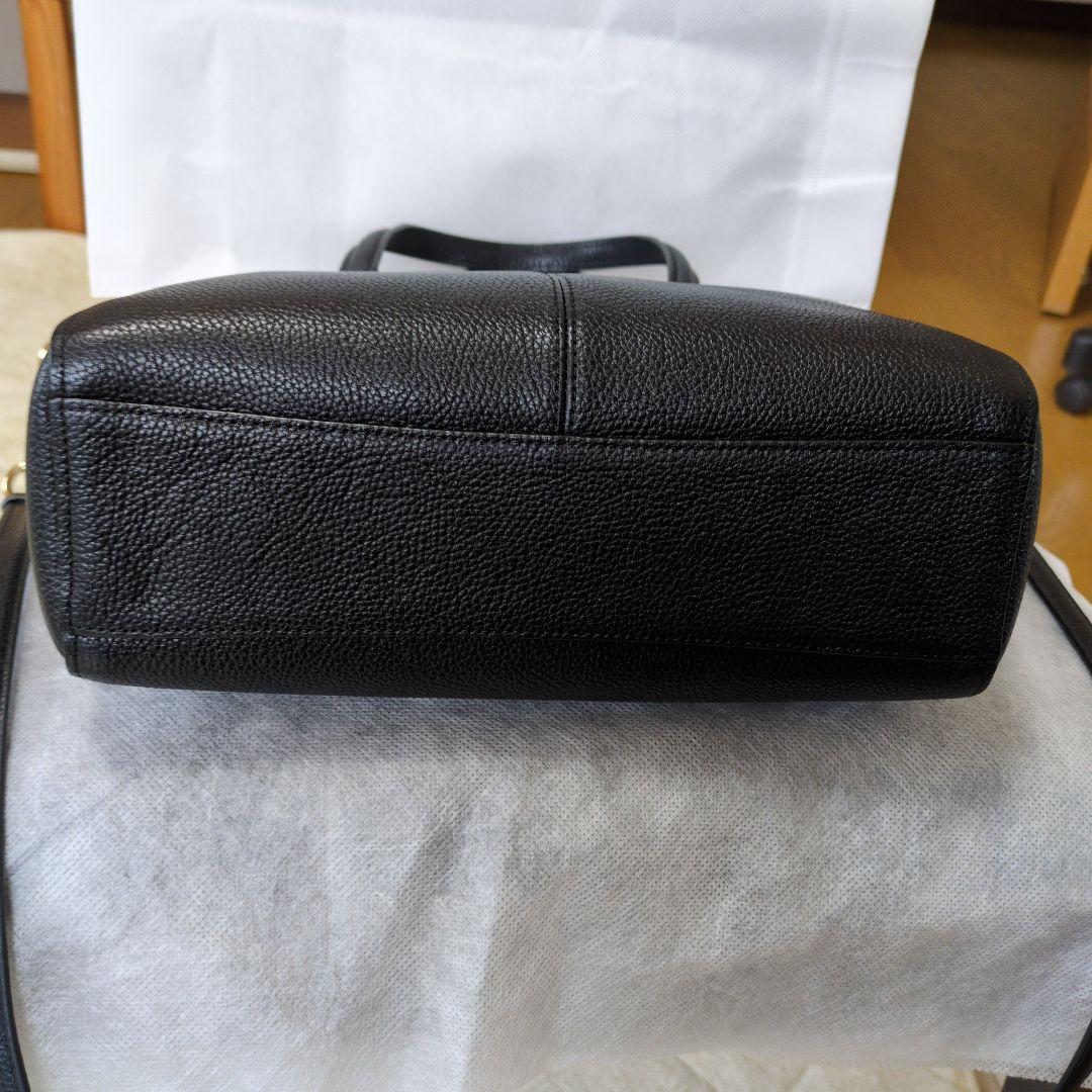 【極美品】COACH コーチショルダーバッグ.ポリッシュドペプルレザー2way