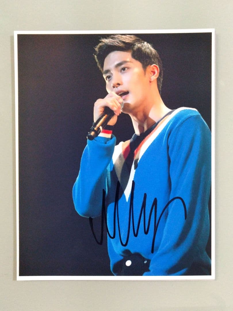 くまもとのモン…ソンフン直筆サイン入り超大型写真…じれったいロマンス…