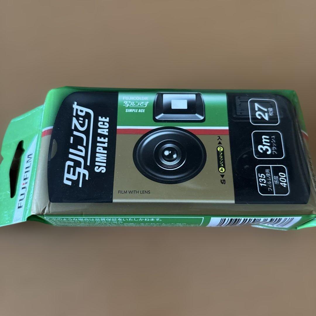 富士フィルム SIMPLE ACE 使い捨てカメラ - メルカリ