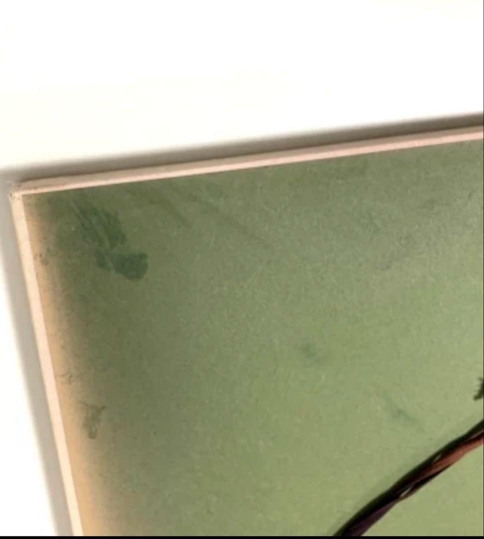 【額装美術品】桜花見図 日本画風額装 アンティーク 和風絵画 50x45 r