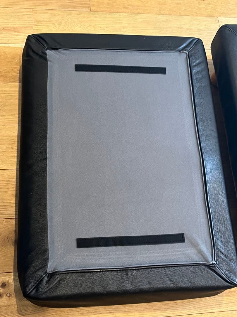 無印良品 オットマン ブラック レザー 販売終了品