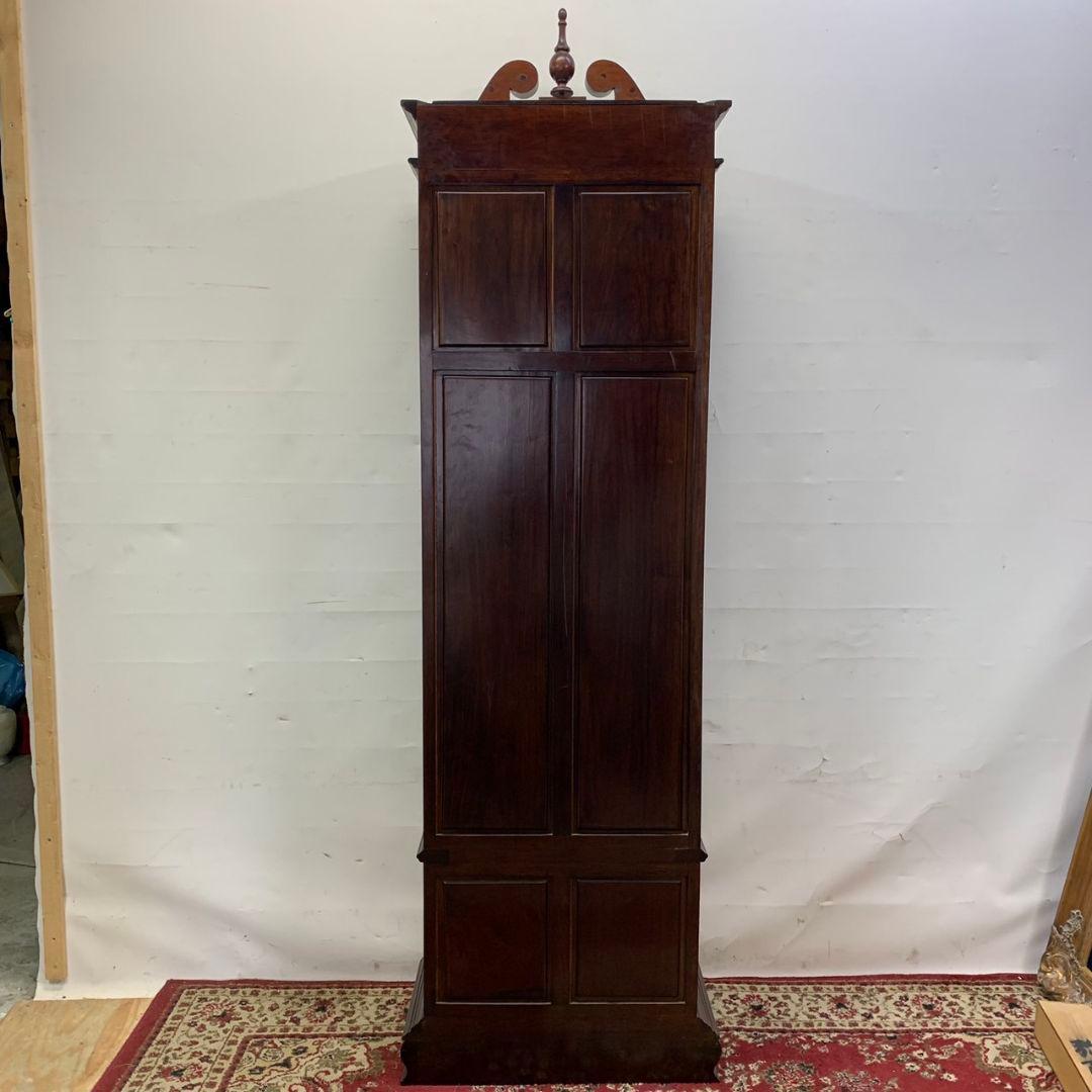 置時計 大型 クラシック 木製柱時計 月相表示付き ホールクロック